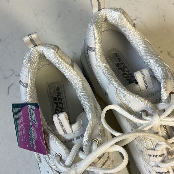Skechers WOMEN'S D'Lites - Fresh Start Size 9, White, Like New - Picture 12 of 16